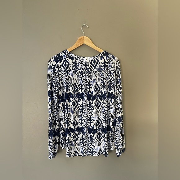 Lilly Pulitzer Navy Blue Top - Picture 2 of 7